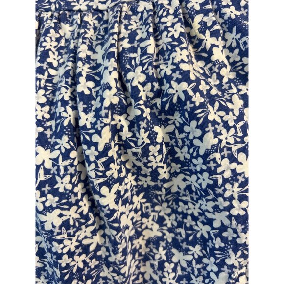 Tea Collection Girls Blue Cyprus Floral Mighty Mini Flutter Sleeve Dress 4 - Picture 4 of 5